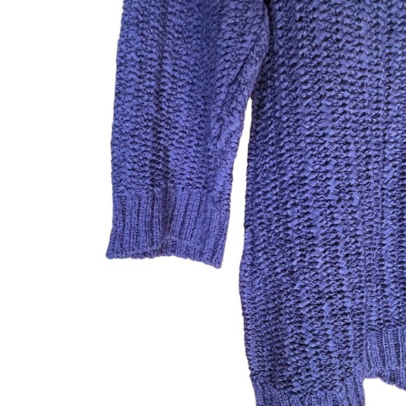 Apropos‎ Womens Loose Knit Pullover Sweater Solid Blue Sweater Size XL - NWT - Picture 6 of 9